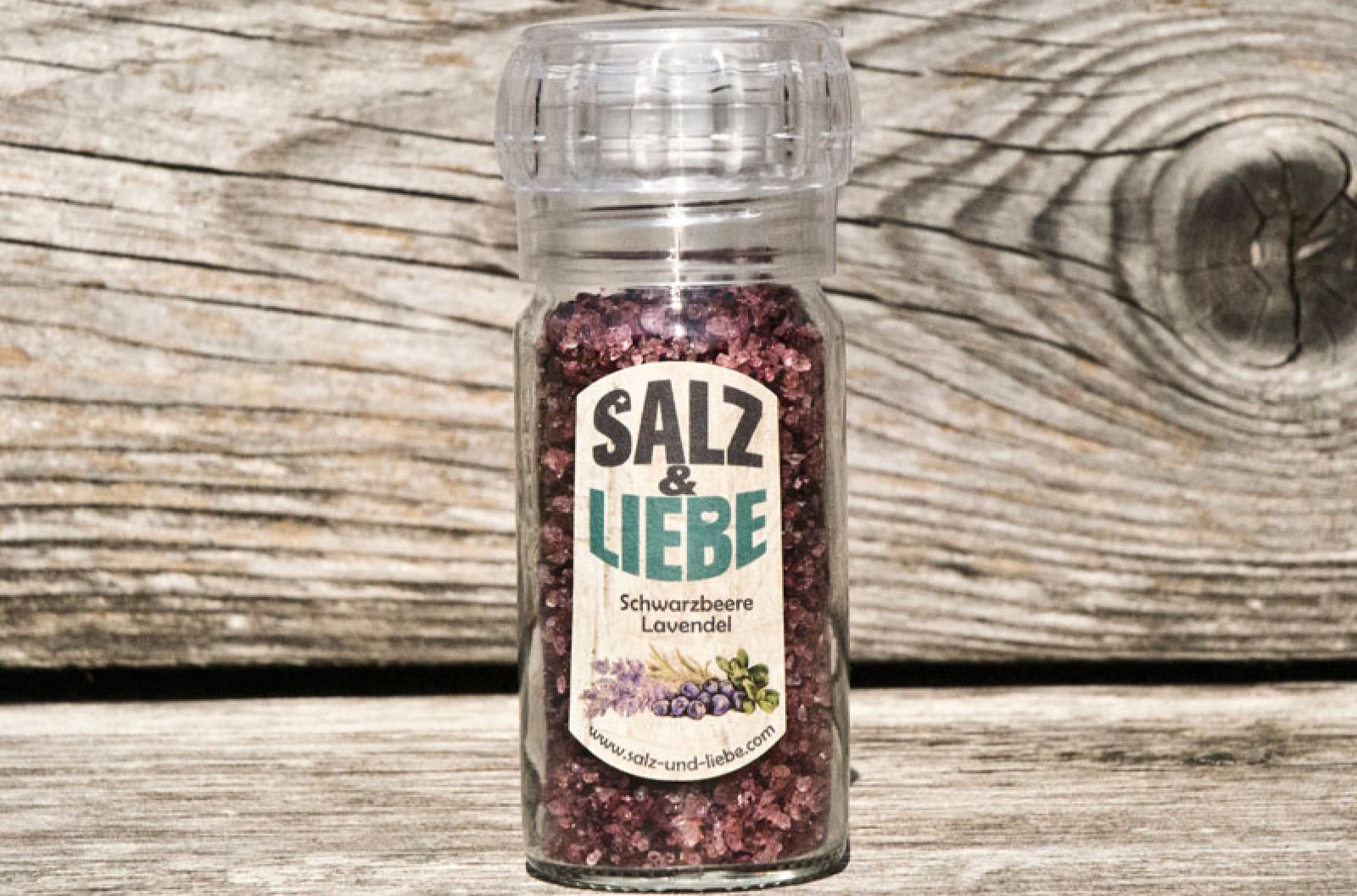 Schwarzbeere-Lavendel Salz 80g